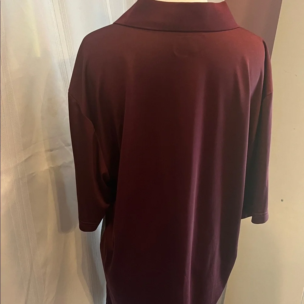 Grand Slam Maroon Polo with Gray Details - Picture 5 of 5